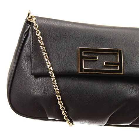 fendi clutch bag black